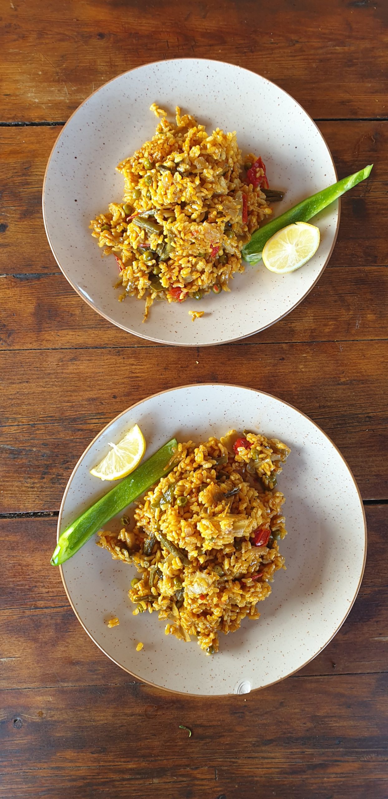 paella de verduras - vegan paella recipe